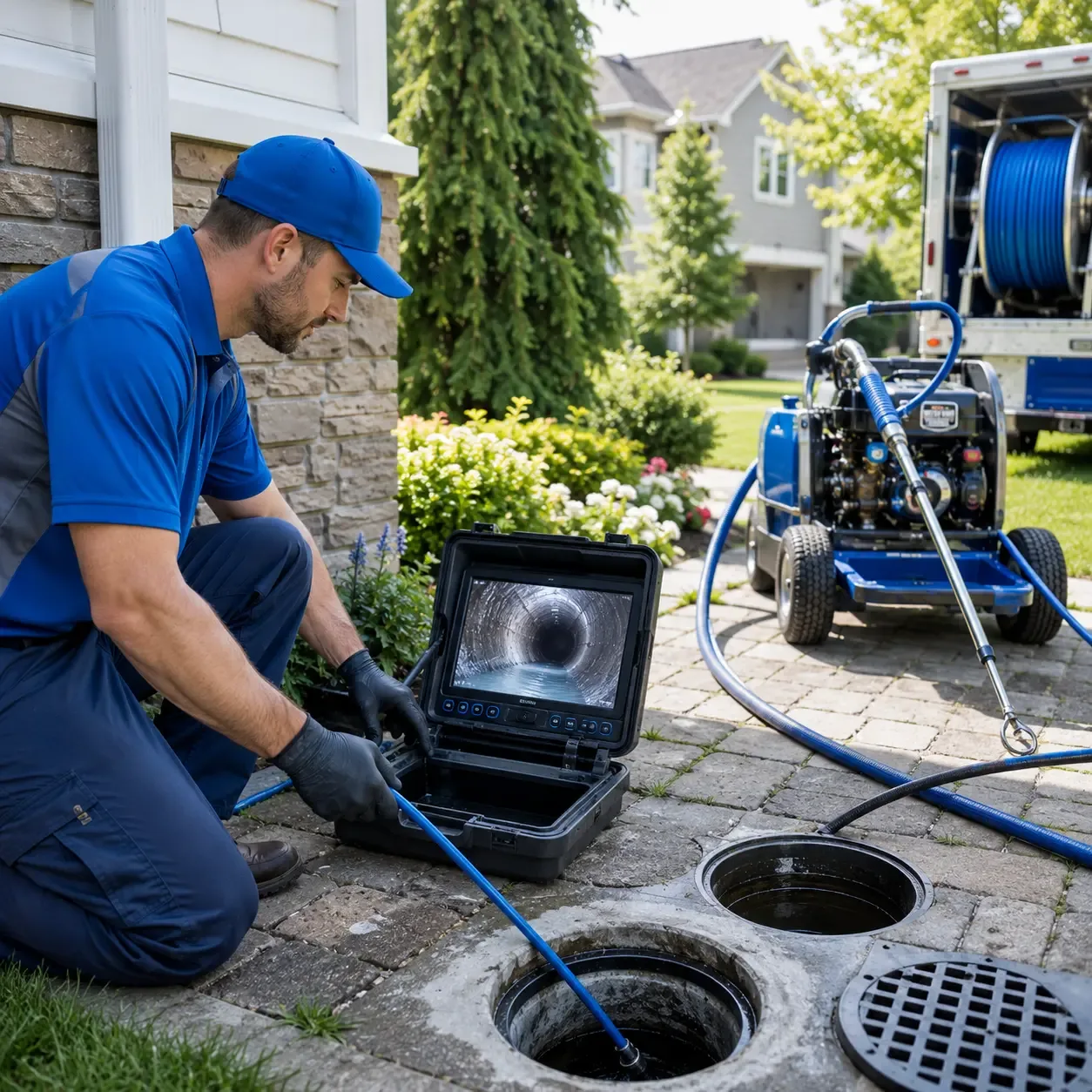 Outdoor drain cleaning professionals serving Slocomb, AL